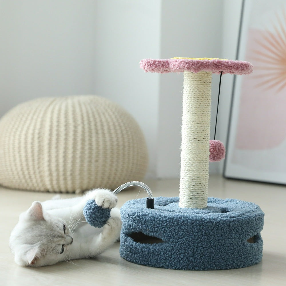 Rascador Multifuncional para Gatos con Árbol y Juguetes